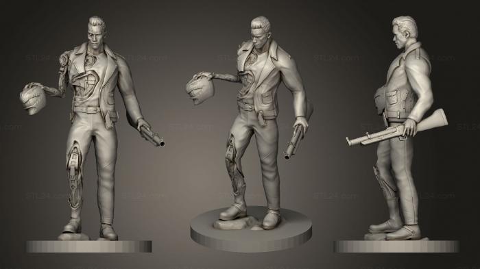 Statues of famous people (Terminator Monster Miniature For Power Ranger Hotg, STKC_0411) 3D models for cnc