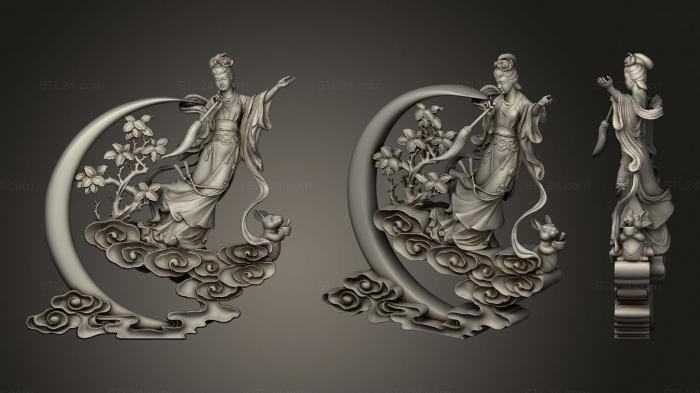 Figurines Chinese and Japanese (Fairy 02, STKCH_0042) 3D models for cnc
