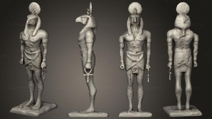 Египетские статуи и рельефы (Анубис 2, STKE_0107) 3D модель для ЧПУ станка