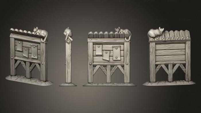 Египетские статуи и рельефы (Бритеминис, STKE_0120) 3D модель для ЧПУ станка