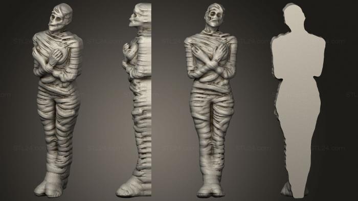 Egyptian statues and reliefs (Mummy, STKE_0177) 3D models for cnc