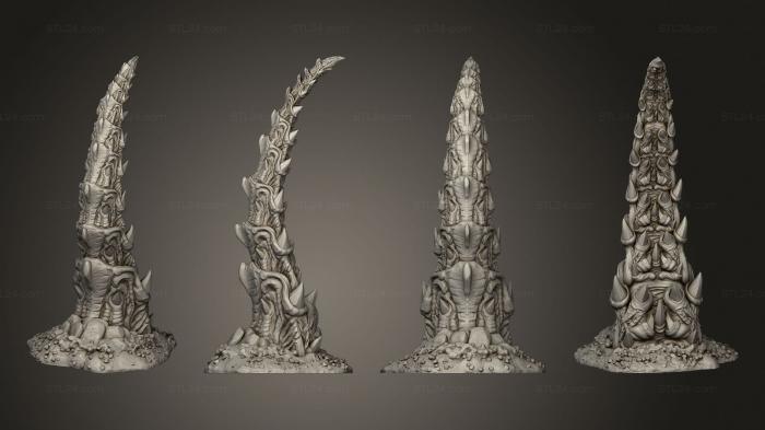 Египетские статуи и рельефы (Инопланетные Пустынные Черви Нового Эдема, STKE_0181) 3D модель для ЧПУ станка