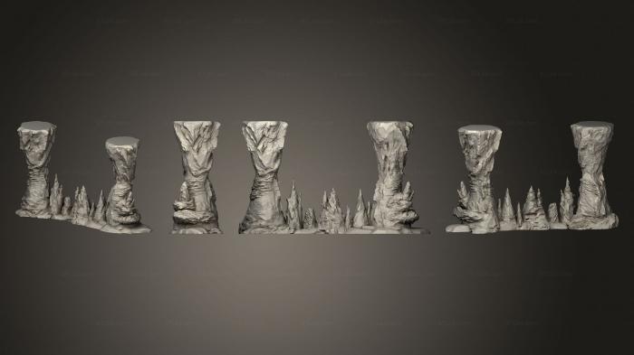 Египетские статуи и рельефы (Рок 04 А, STKE_0225) 3D модель для ЧПУ станка