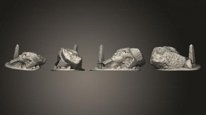Egyptian statues and reliefs (Ruin 02, STKE_0226) 3D models for cnc