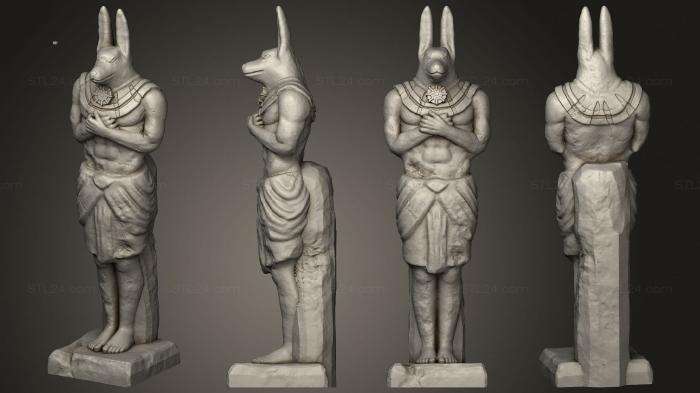 Egyptian statues and reliefs (Statue 1 001, STKE_0252) 3D models for cnc