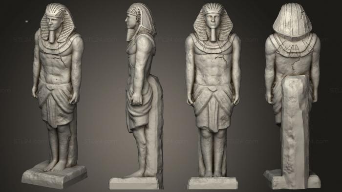 Egyptian statues and reliefs (Statue 1 002, STKE_0253) 3D models for cnc