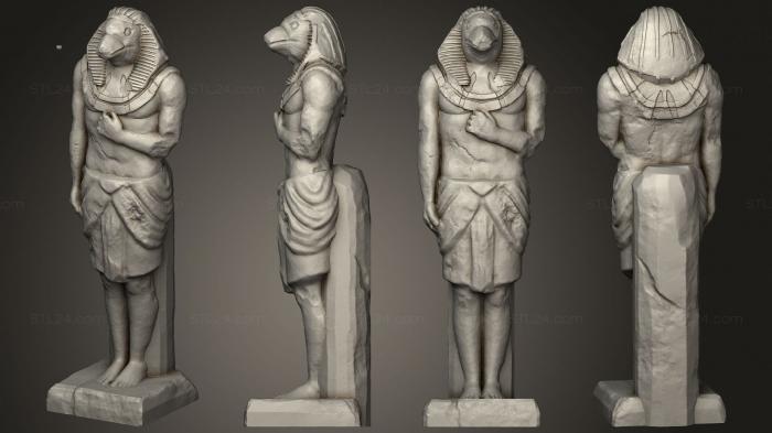 Египетские статуи и рельефы (Статуя 1 003, STKE_0254) 3D модель для ЧПУ станка