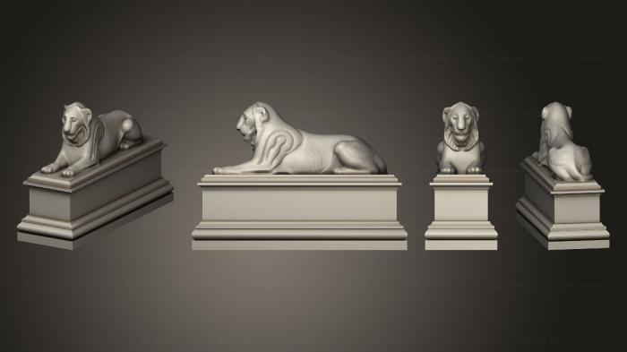Египетские статуи и рельефы (Статуя 04, STKE_0261) 3D модель для ЧПУ станка