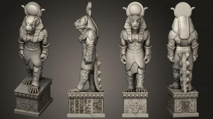 Egyptian statues and reliefs (Statue 4, STKE_0262) 3D models for cnc