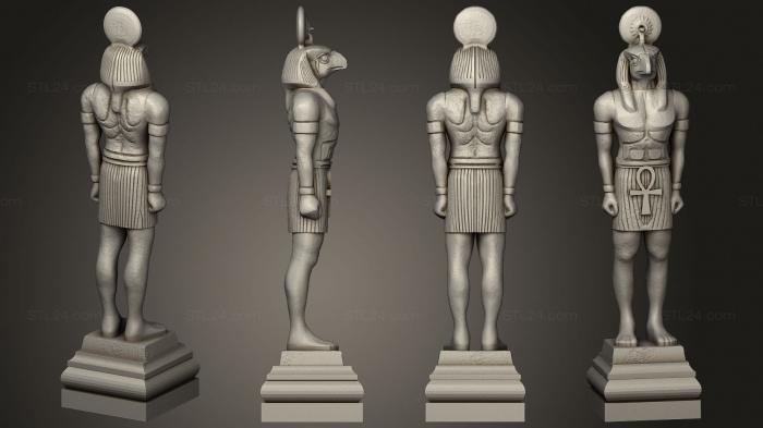 Египетские статуи и рельефы (Статуя 06, STKE_0265) 3D модель для ЧПУ станка