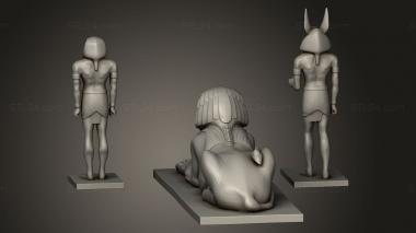 Egyptian statues and reliefs (egypt Statues, STKE_0289) 3D models for cnc