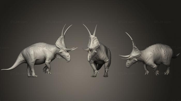 Figurines of griffins and dragons (Diabloceratops Eatoni, STKG_0121) 3D models for cnc