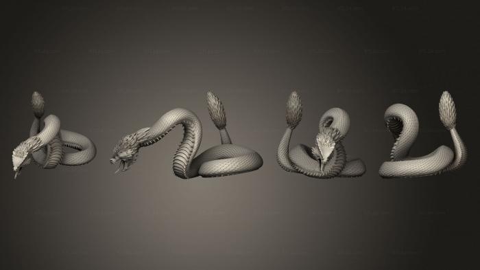 Figurines of griffins and dragons (Basilisk Ancient Huge v 3, STKG_0276) 3D models for cnc