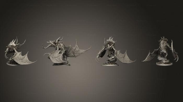 Статуэтки грифоны и драконы (Элитный Криптосталкер, STKG_0305) 3D модель для ЧПУ станка