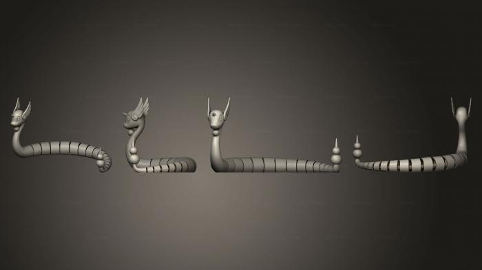 Figurines of griffins and dragons (Dragonair Flex, STKG_0334) 3D models for cnc