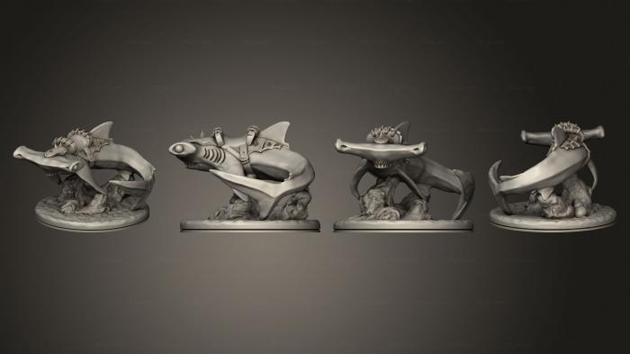 Figurines of griffins and dragons (Eel Mount 002, STKG_0346) 3D models for cnc