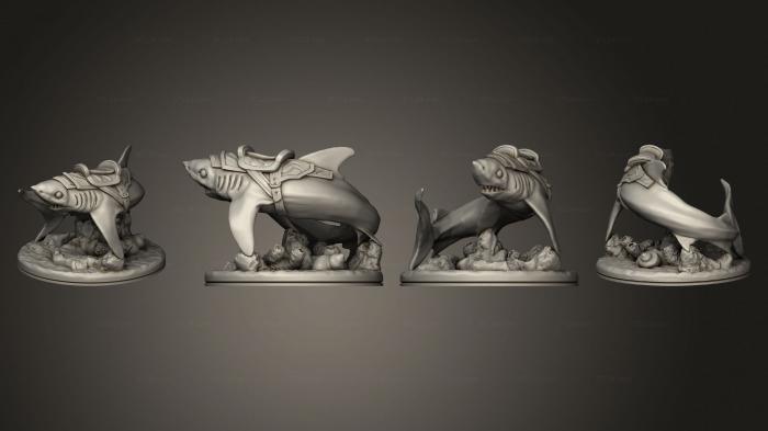 Figurines of griffins and dragons (Eel Mount 004, STKG_0348) 3D models for cnc