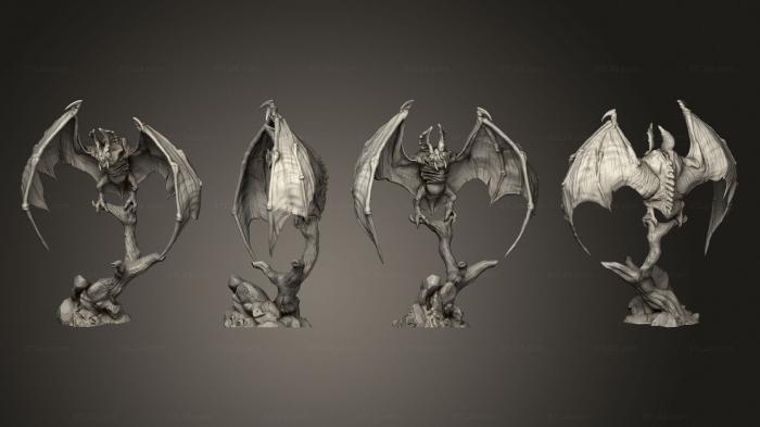 Figurines of griffins and dragons (Flying Terrors 02, STKG_0360) 3D models for cnc