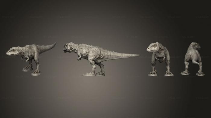 Статуэтки грифоны и драконы (Гиганотозавр 2, STKG_0376) 3D модель для ЧПУ станка