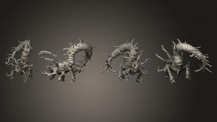 Статуэтки грифоны и драконы (Великий Фурор Завершен 002, STKG_0380) 3D модель для ЧПУ станка