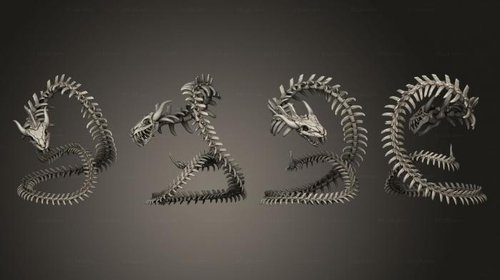 Статуэтки грифоны и драконы (Смертельные Враги, STKG_0418) 3D модель для ЧПУ станка