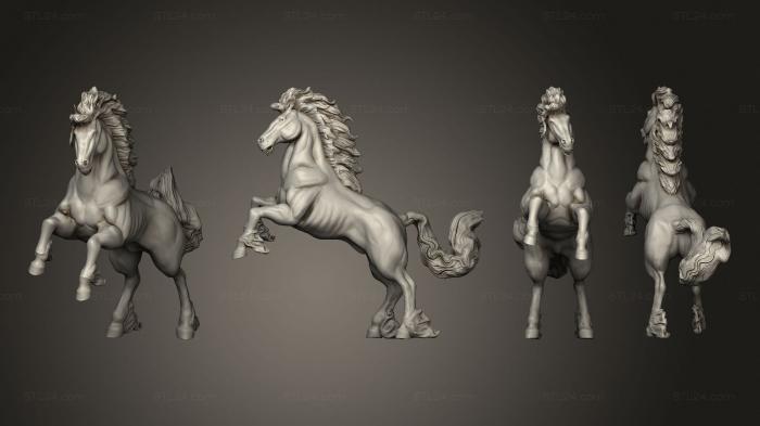 Статуэтки грифоны и драконы (Пегас 01, STKG_0419) 3D модель для ЧПУ станка