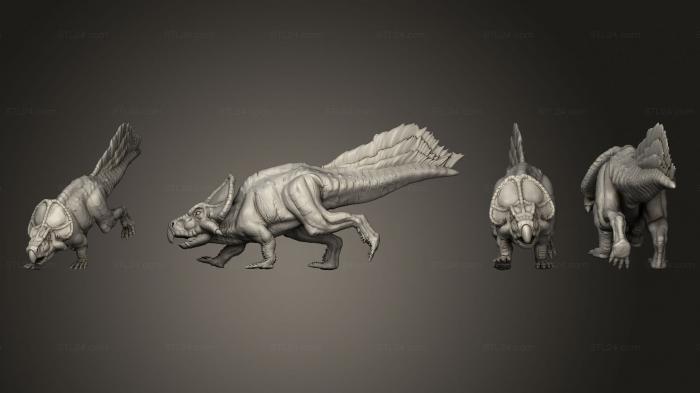 Figurines of griffins and dragons (protocaratops 03, STKG_0430) 3D models for cnc