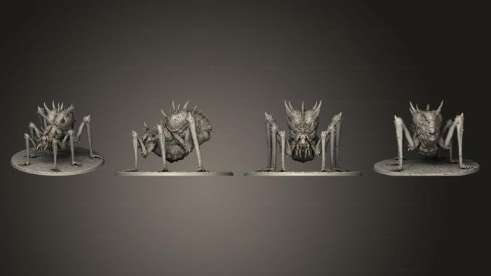 Статуэтки грифоны и драконы (Королева Проклятых, STKG_0439) 3D модель для ЧПУ станка