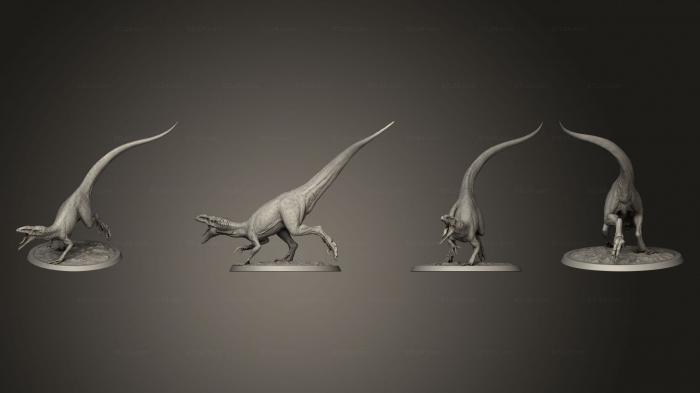 Figurines of griffins and dragons (Raptor Crouch Archer, STKG_0444) 3D models for cnc