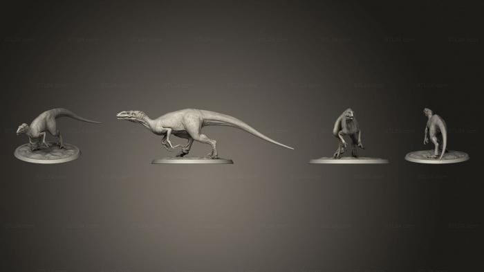 Статуэтки грифоны и драконы (Бегущий за Хищником Лучник 01, STKG_0454) 3D модель для ЧПУ станка