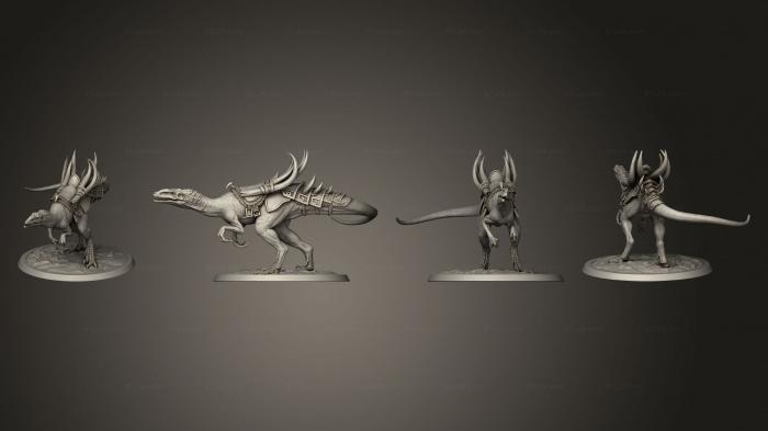 Figurines of griffins and dragons (Raptor Scout Spear 01, STKG_0456) 3D models for cnc