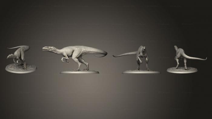 Статуэтки грифоны и драконы (Копье Разведчика - Хищника, STKG_0458) 3D модель для ЧПУ станка
