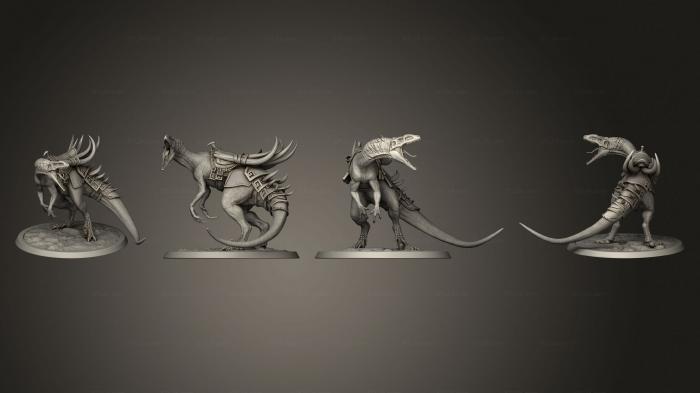Статуэтки грифоны и драконы (Барабанщик Raptor Walk 02, STKG_0463) 3D модель для ЧПУ станка
