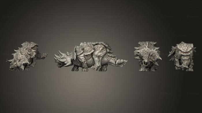 Статуэтки грифоны и драконы (СТЕГАДОН, STKG_0485) 3D модель для ЧПУ станка