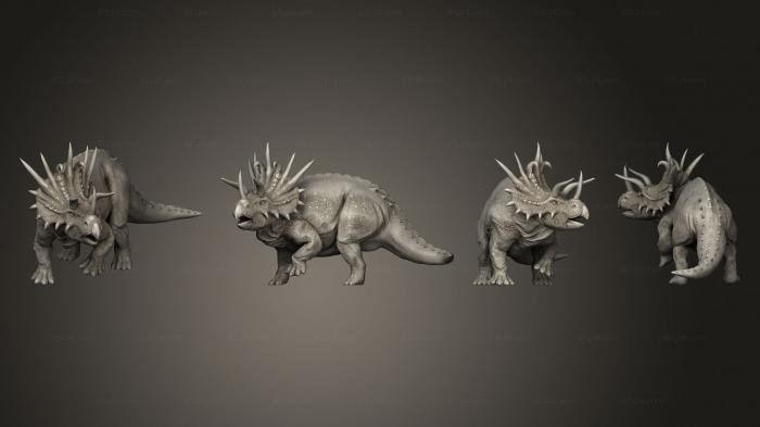 Figurines of griffins and dragons (Triceratops 3, STKG_0496) 3D models for cnc