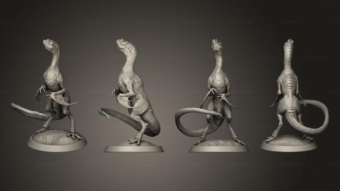 Статуэтки грифоны и драконы (Вуйвр, Малышка, Любопытная, STKG_0506) 3D модель для ЧПУ станка