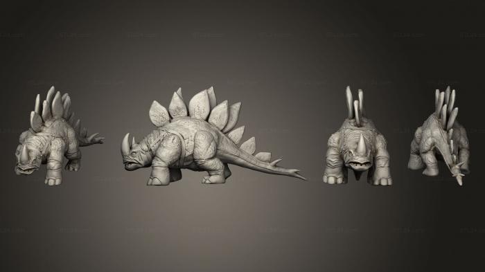 Figurines of griffins and dragons (Thunder Dinosaur, STKG_0520) 3D models for cnc