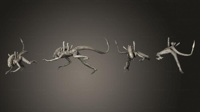 Статуэтки грифоны и драконы (Инопланетянин 2, STKG_0537) 3D модель для ЧПУ станка