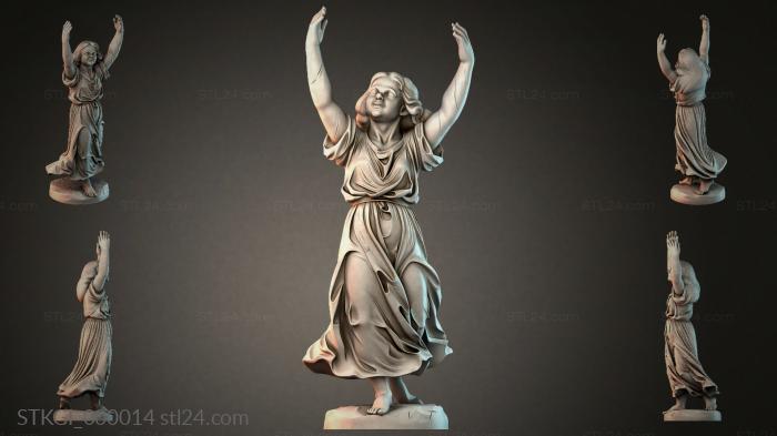 Statues of girls (STKGI_000014) 3D models for cnc