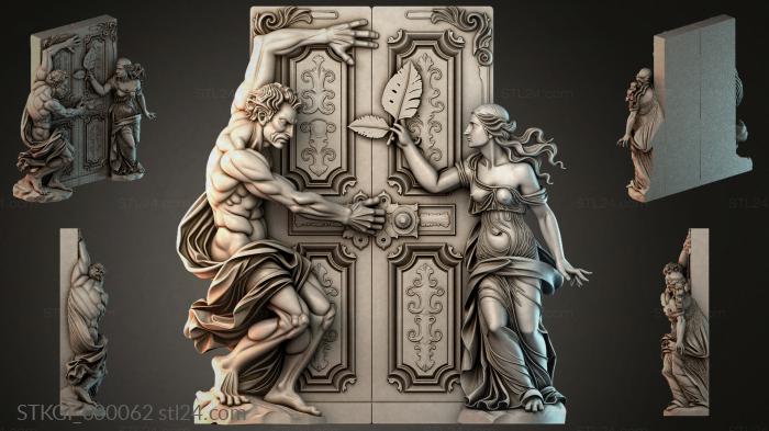 Statues of girls (STKGI_000062) 3D models for cnc