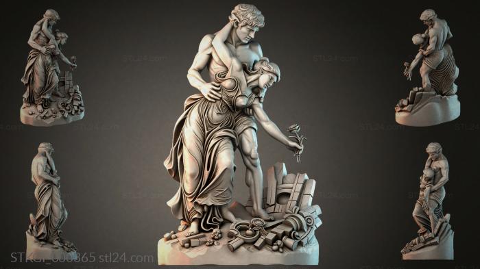 Statues of girls (STKGI_000365) 3D models for cnc