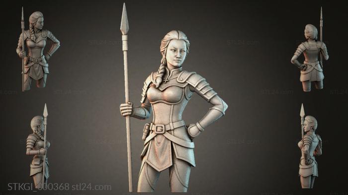 Statues of girls (STKGI_000368) 3D models for cnc