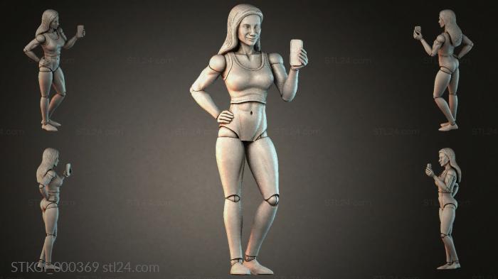 Statues of girls (STKGI_000369) 3D models for cnc