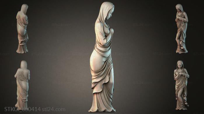 Statues of girls (STKGI_000414) 3D models for cnc