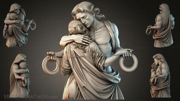 Statues of girls (STKGI_000467) 3D models for cnc