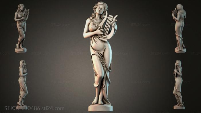 Statues of girls (STKGI_000486) 3D models for cnc