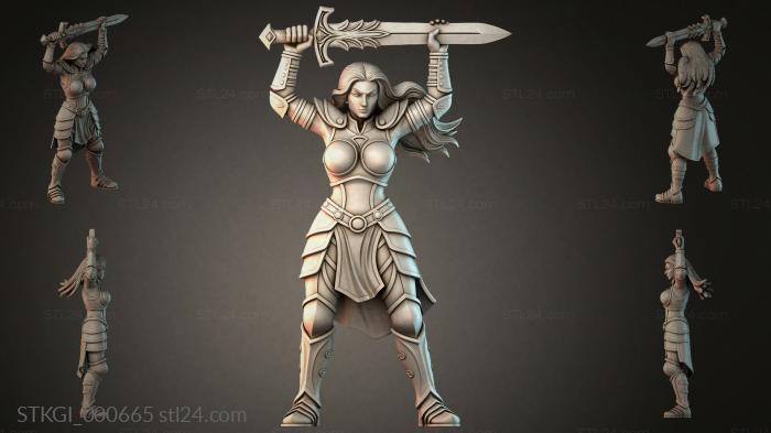 Statues of girls (STKGI_000665) 3D models for cnc