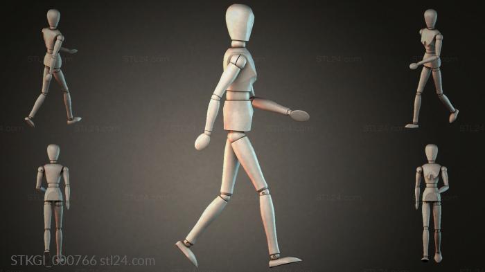Statues of girls (STKGI_000766) 3D models for cnc