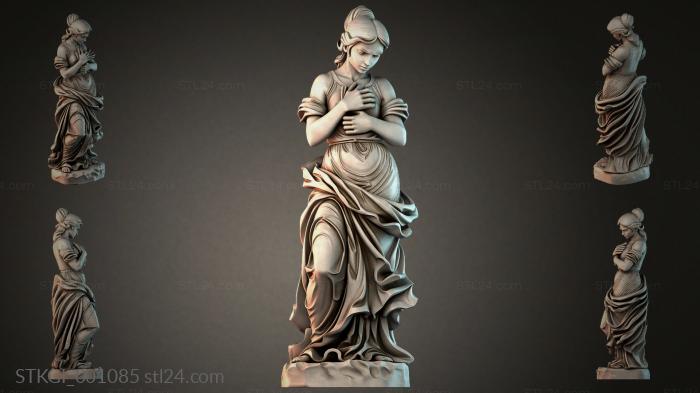 Statues of girls (STKGI_001085) 3D models for cnc