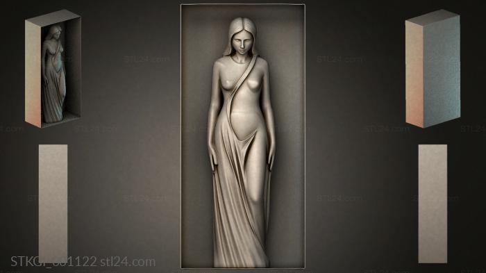 Statues of girls (STKGI_001122) 3D models for cnc